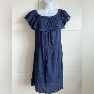 LOFT Ruffle Off-Shoulder Dress
